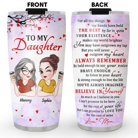 Believe In Yourself - Personalized Custom Tumbler