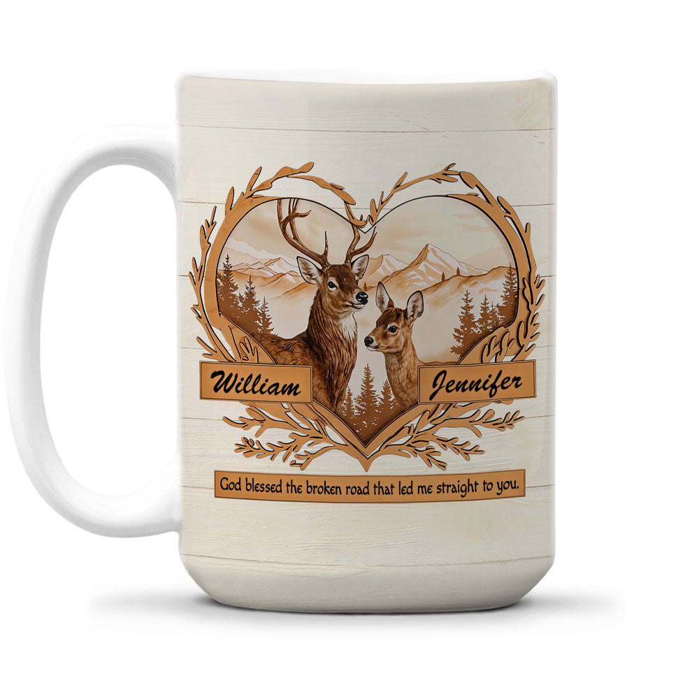 Deer Love - Personalized Custom Coffee Mug