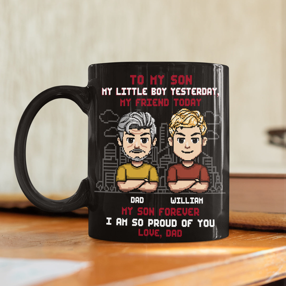 My Son My Biggest Blessing - Personalized Custom Coffee Mug