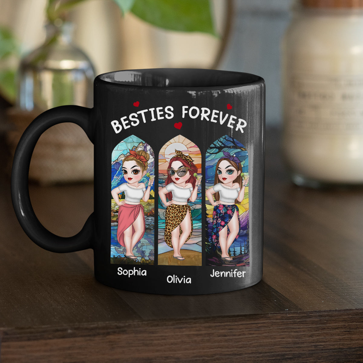 Bestie Forever - Personalized Custom Coffee Mug