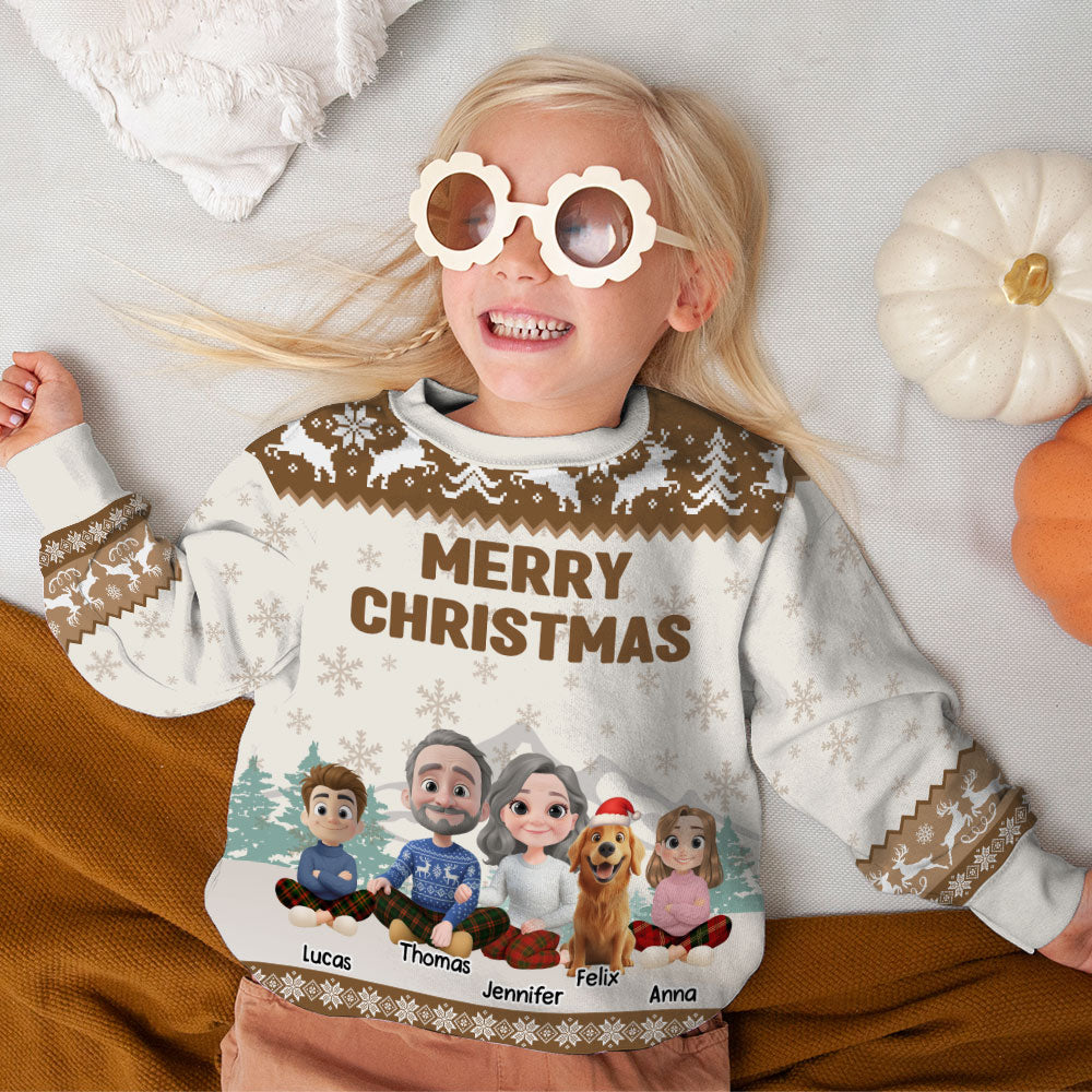 As A Family Now Onwards For Kid - Personalized Custom All-Over-Print Sweatshirt