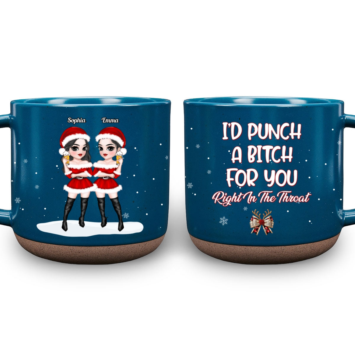 Punch Bitch - Personalized Custom Pottery Mug