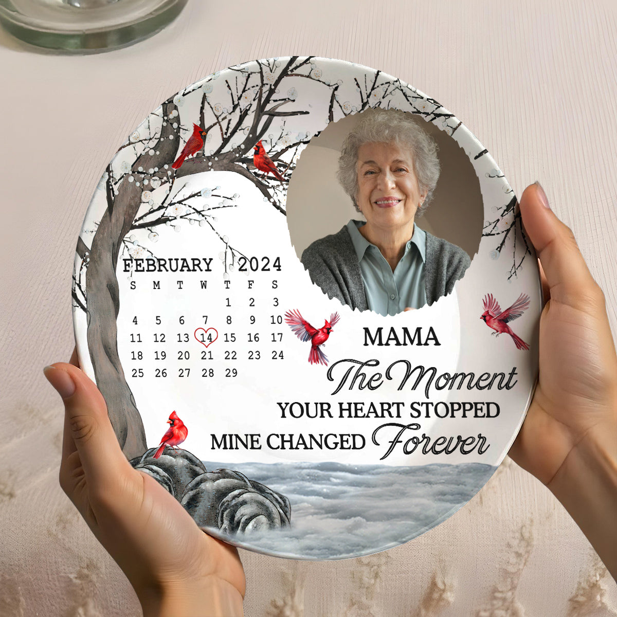 My Heart Changed Forever - Personalized Custom Plate