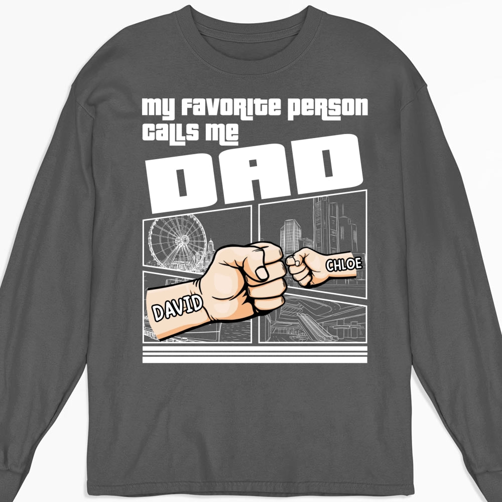Best Grandpa Ever - Personalized Custom Shirt