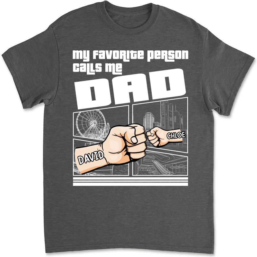 Best Grandpa Ever - Personalized Custom Shirt