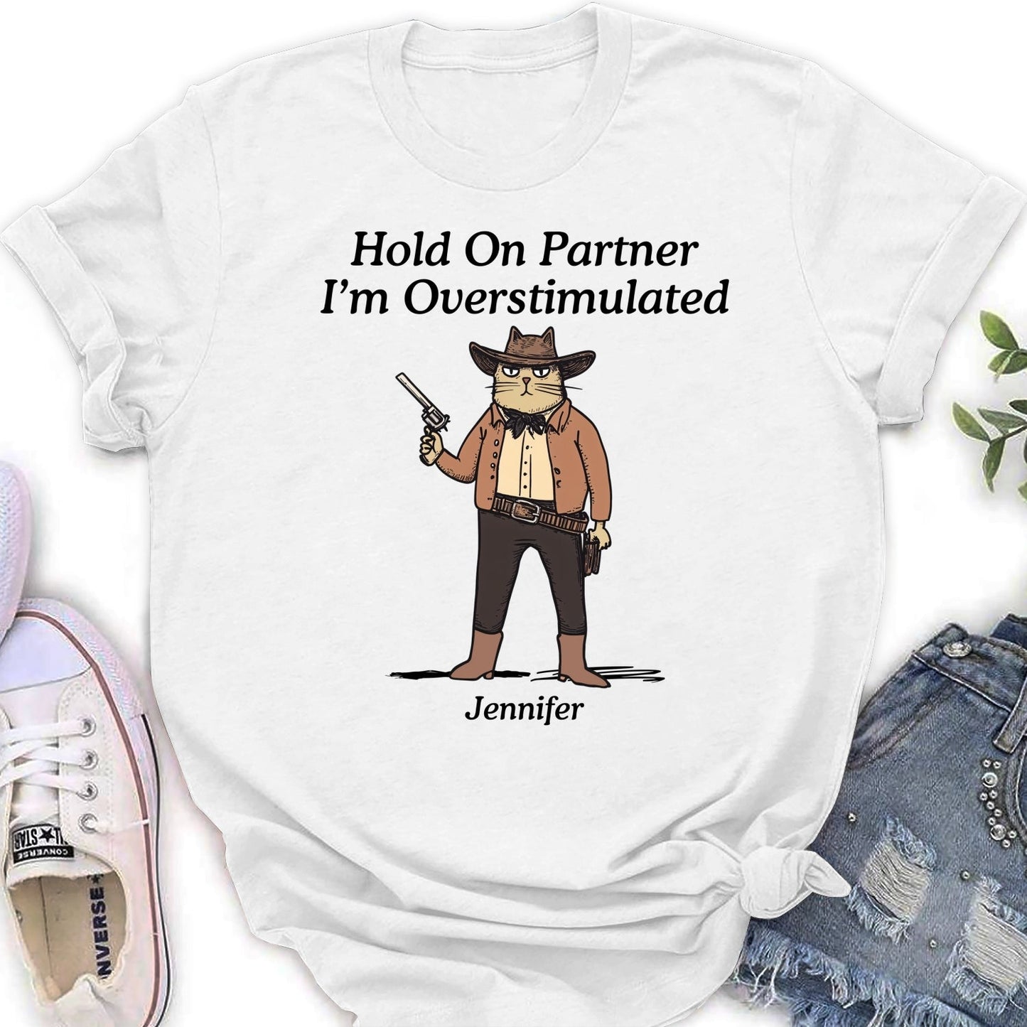 Hold On Partner - Personalized Custom Shirt