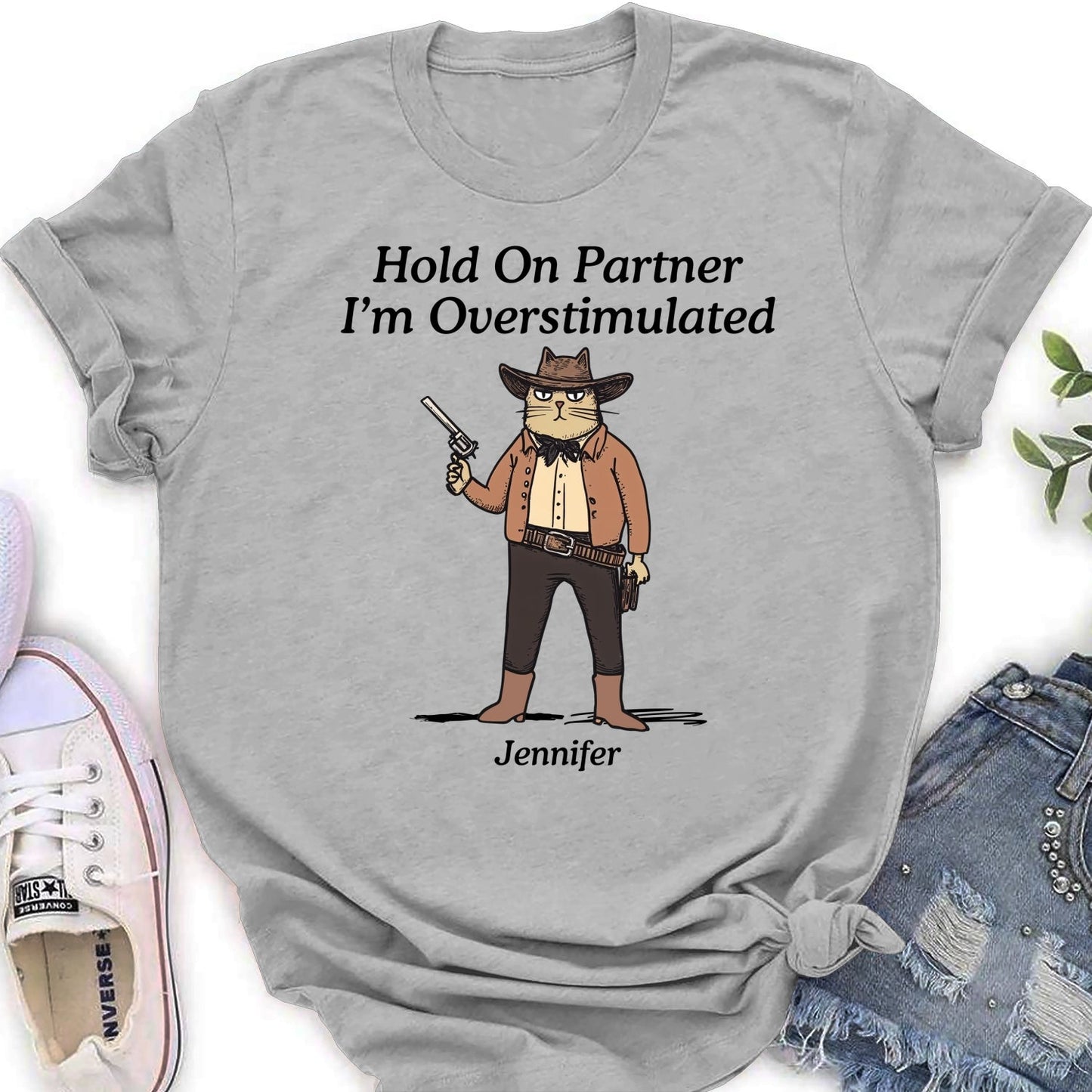Hold On Partner - Personalized Custom Shirt