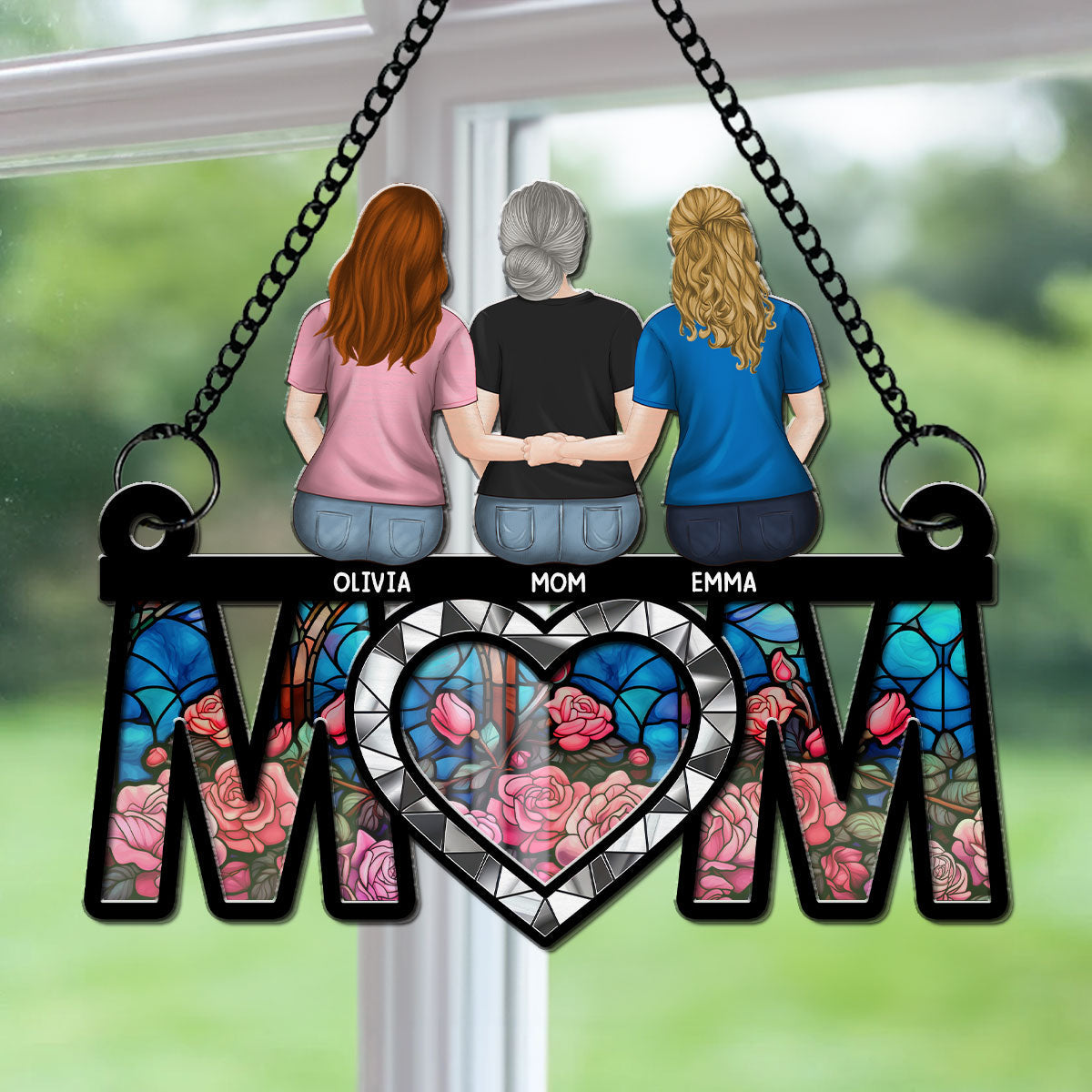 Best Mom Ever - Personalized Custom Suncatcher