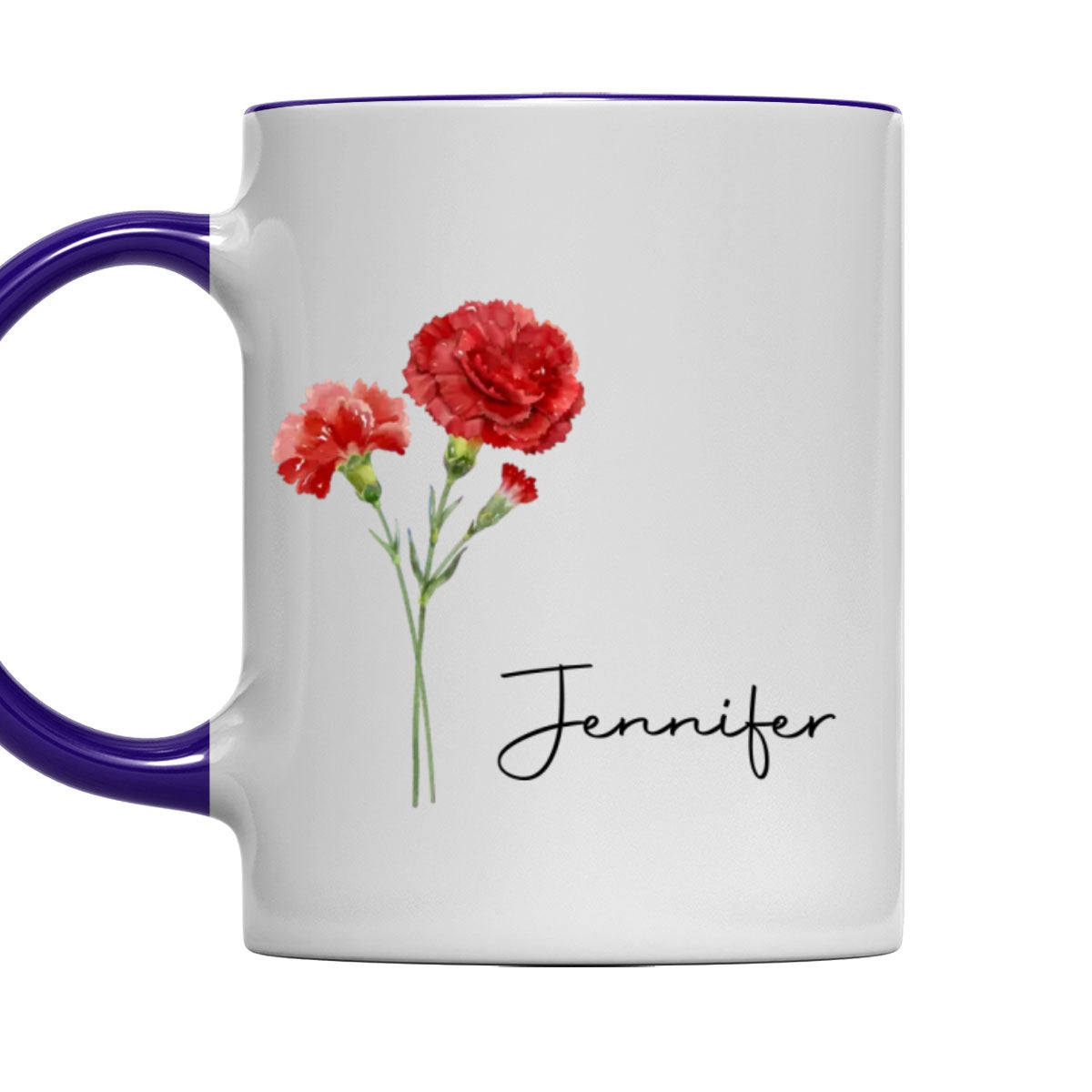 Me And My Better Half  - Personalized Custom Accent Mug