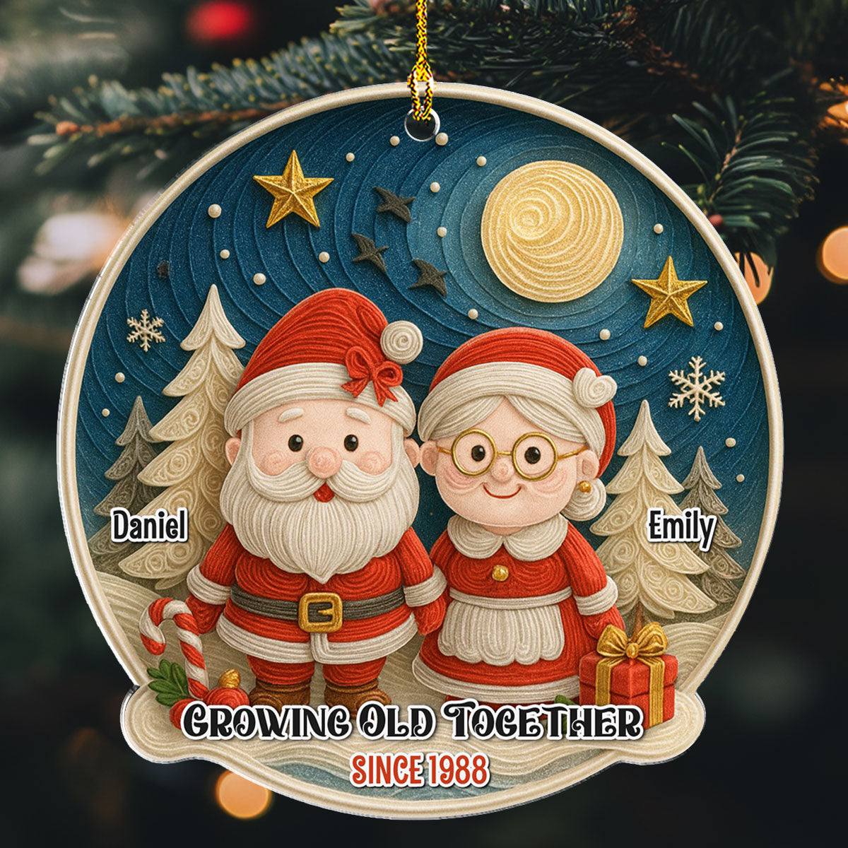 Winter Wonderland 2025 - Personalized Custom Acrylic Ornament