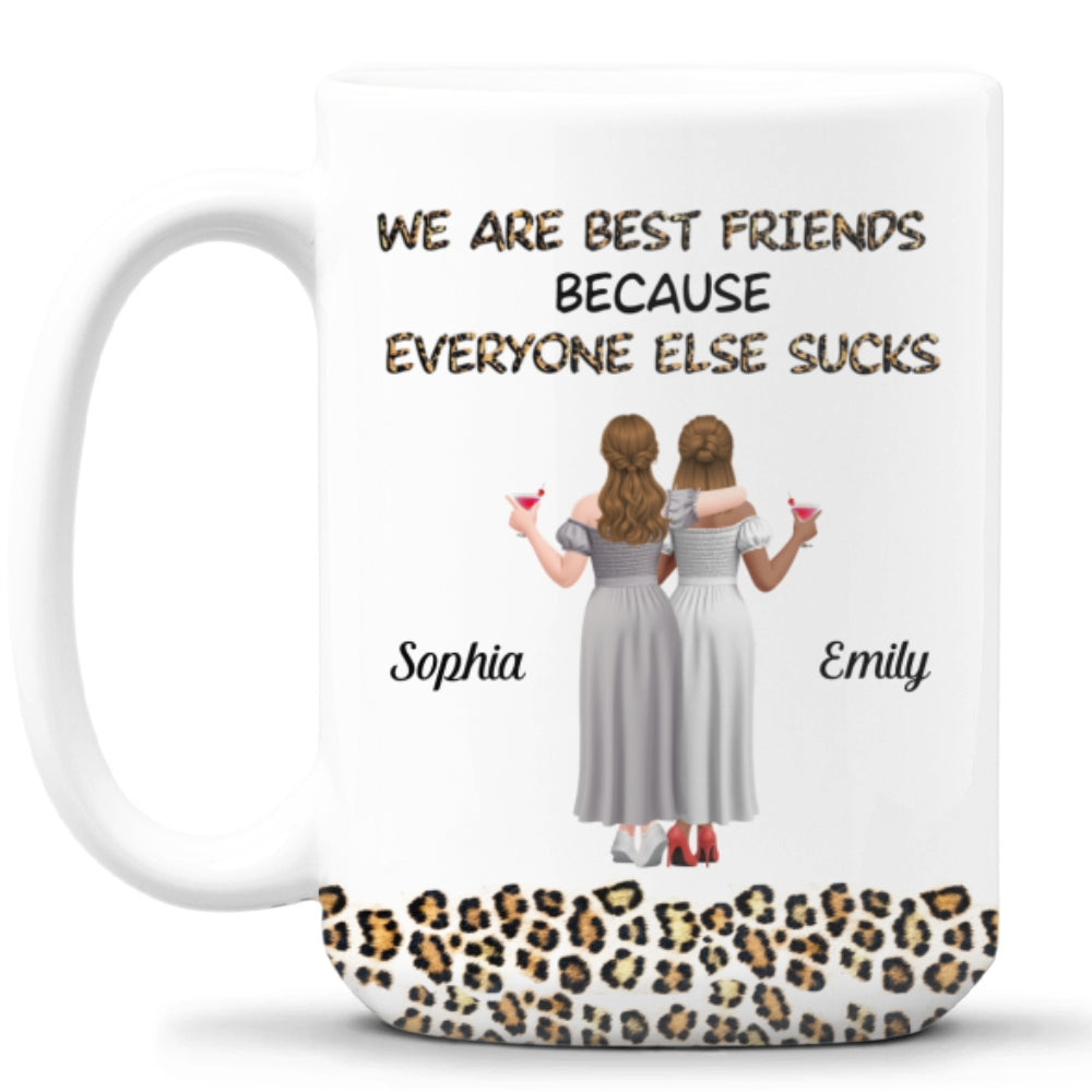 We Are Best Friend - Personalized Custom Coffee Mug