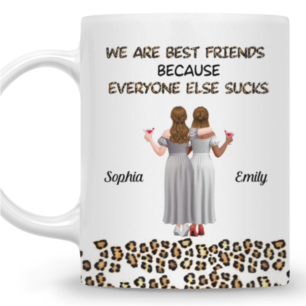 We Are Best Friend - Personalized Custom Coffee Mug