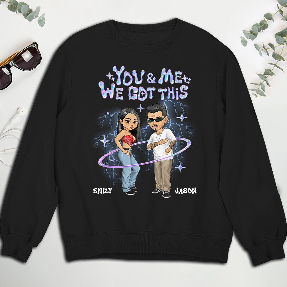 Y2K Couple Hologram - Personalized Custom Shirt