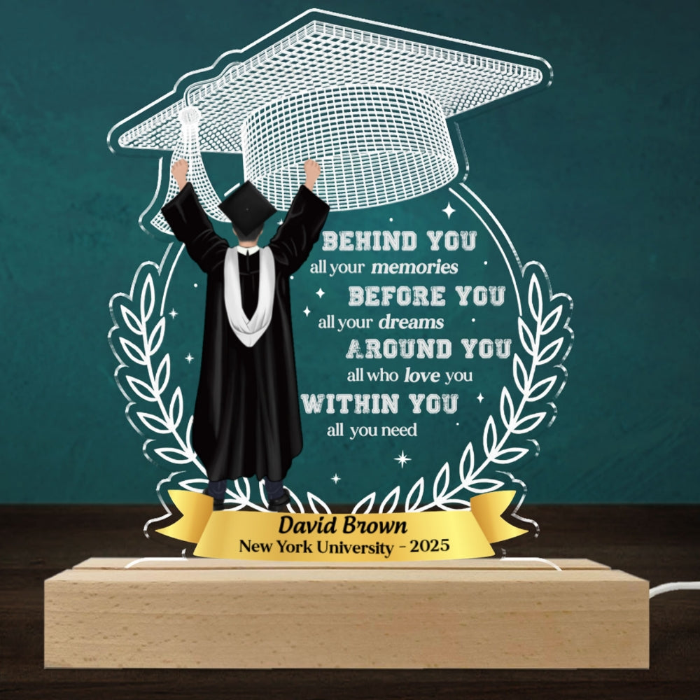 Happy Graduation - Personalized Custom LED Light