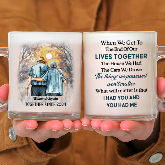 You Had Me - Personalized Custom Glass Mug