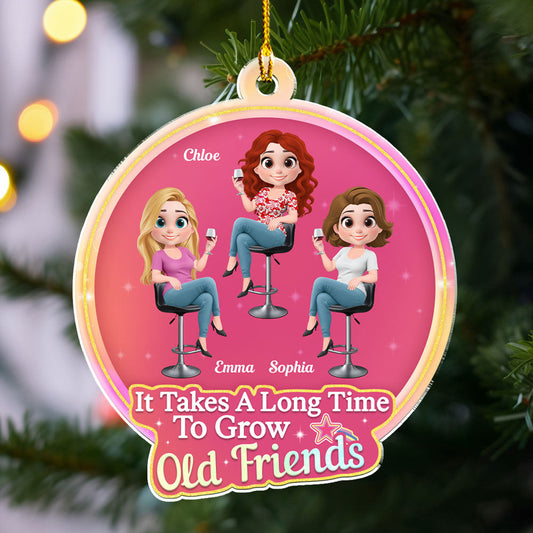 My Best Besties - Personalized Custom Acrylic Ornament