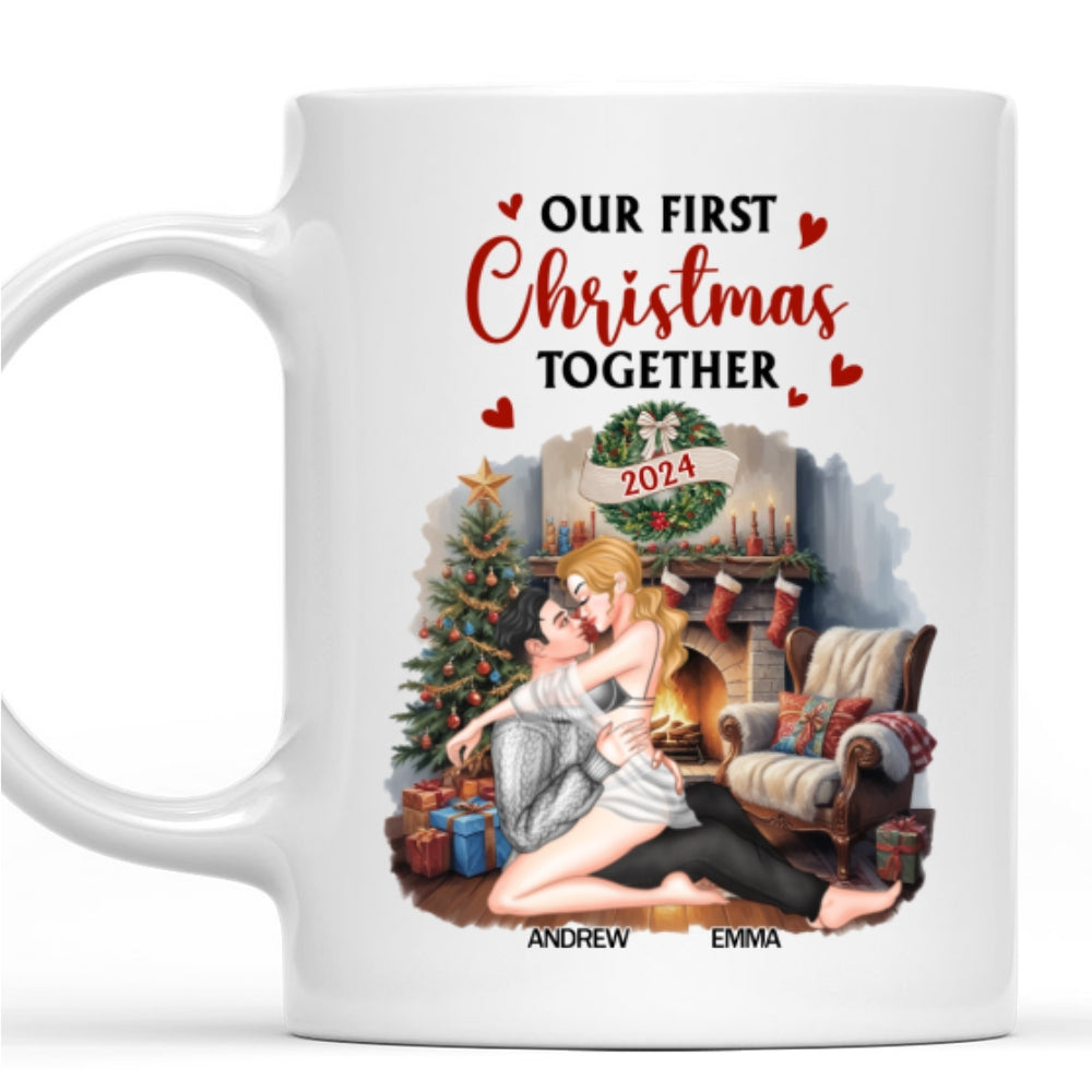 Our First Christmas Together Baby - Personalized Custom Coffee Mug