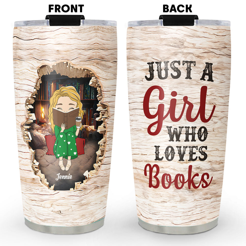 Me And My Book - Personalized Custom Tumbler