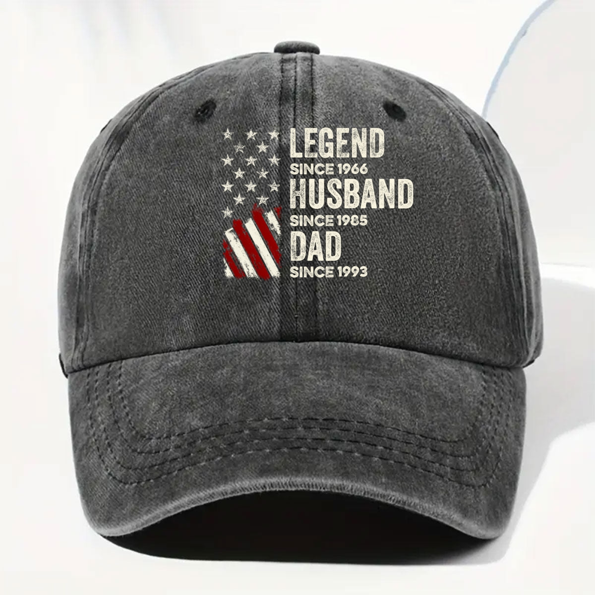 Just Keep Getting Better - Personalized Custom Vintage Washed Denim Cap