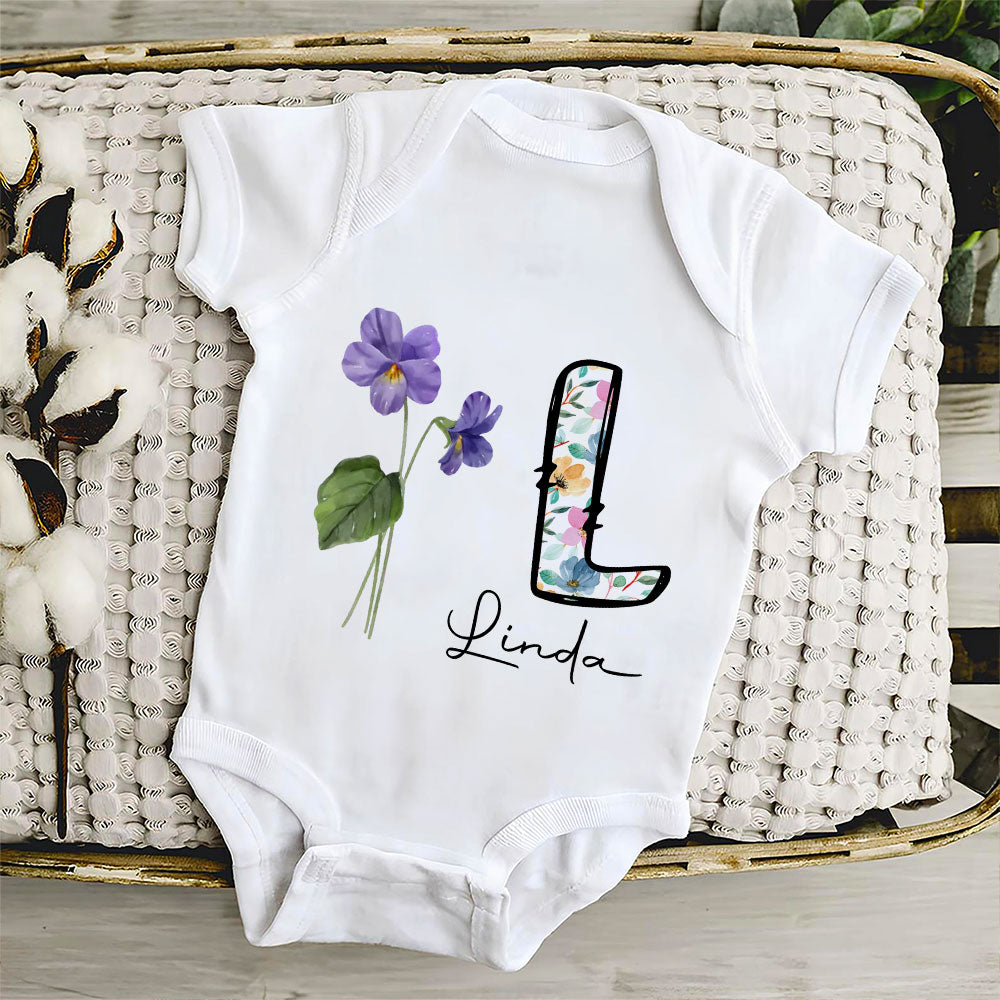 The Day An Angel Came To Me - Personalized Custom Baby Onesie