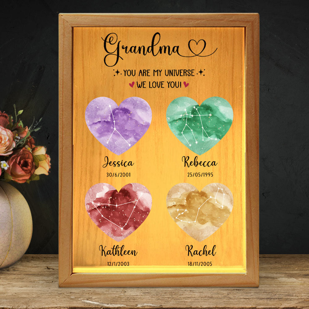 You Are Our Universe - Personalized Custom Frame Light Box