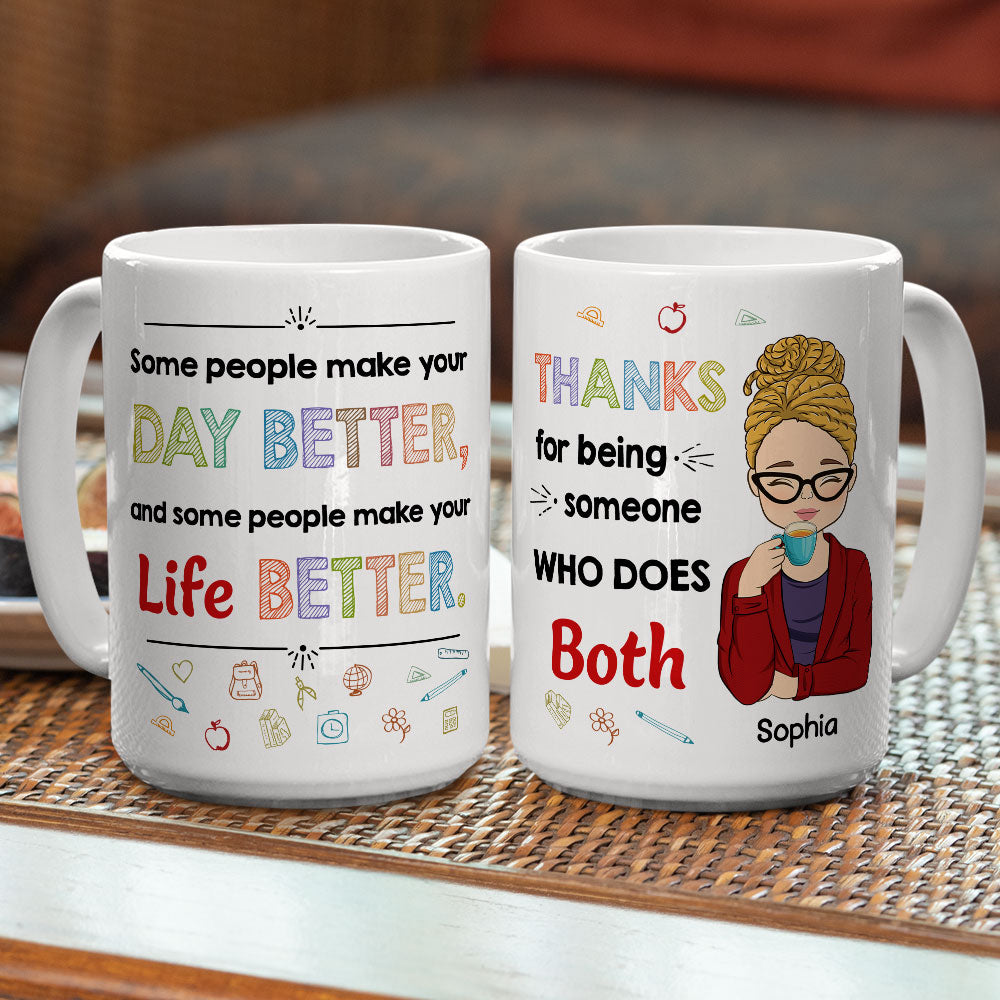 Your Lessons Shape Futures - Personalized Custom Coffee Mug