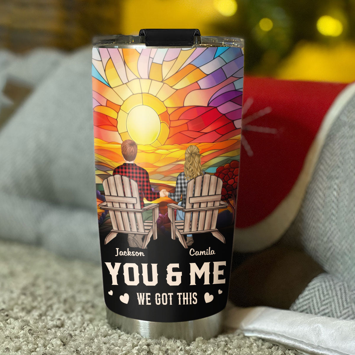 You And Me We Got This - Personalized Custom Tumbler