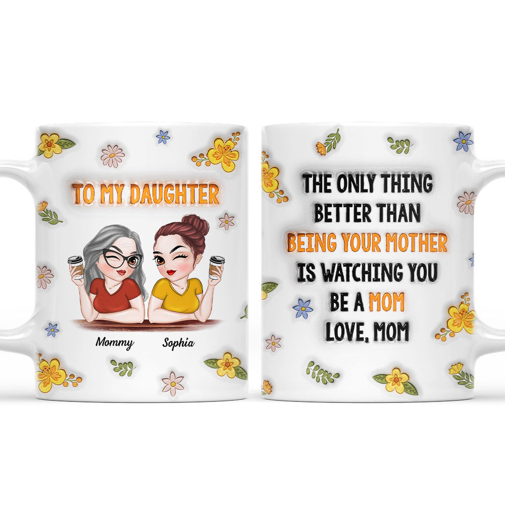 Watching You - Personalized Custom 3D Inflated Effect Mug