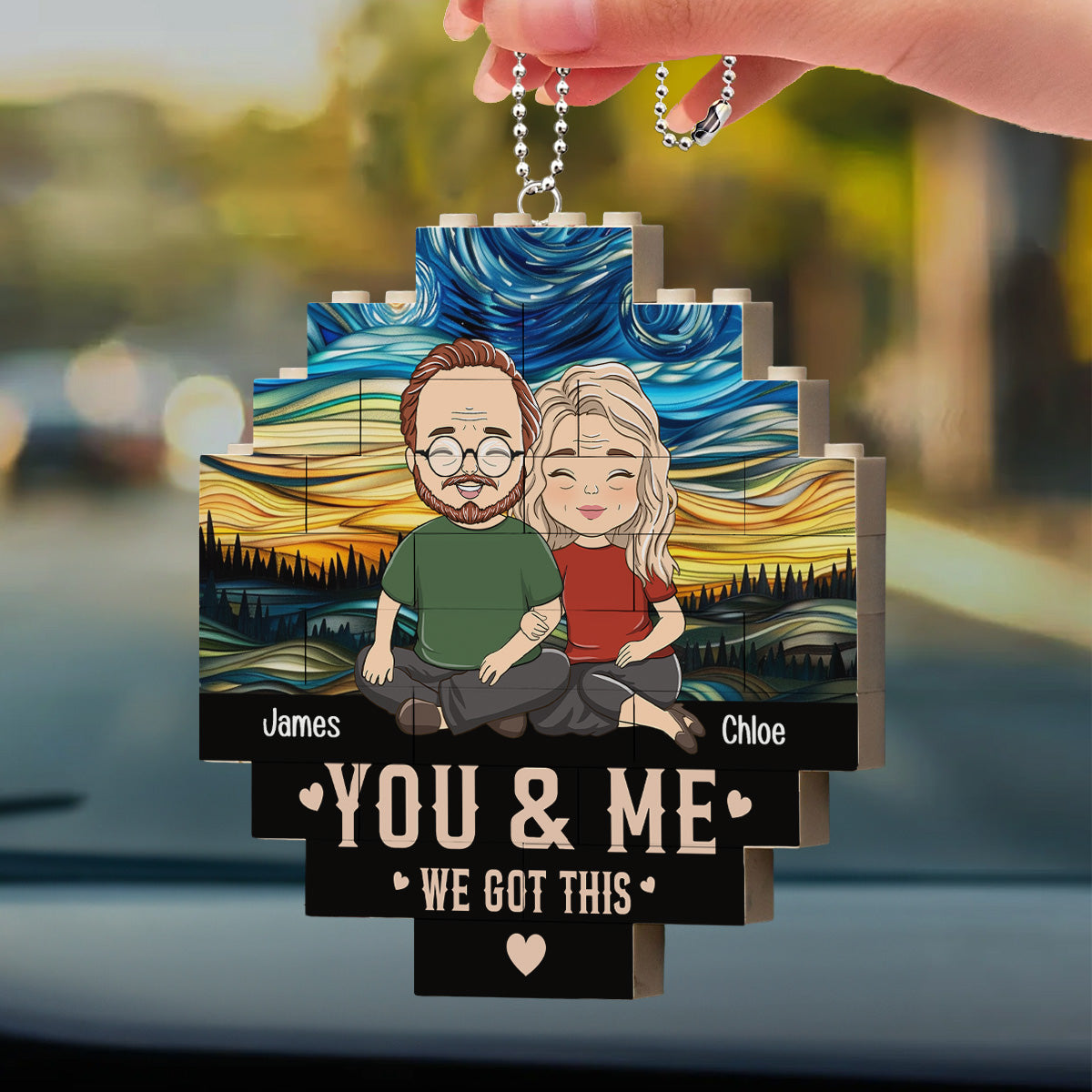 We Got This - Personalized Custom Puzzle Car Ornament