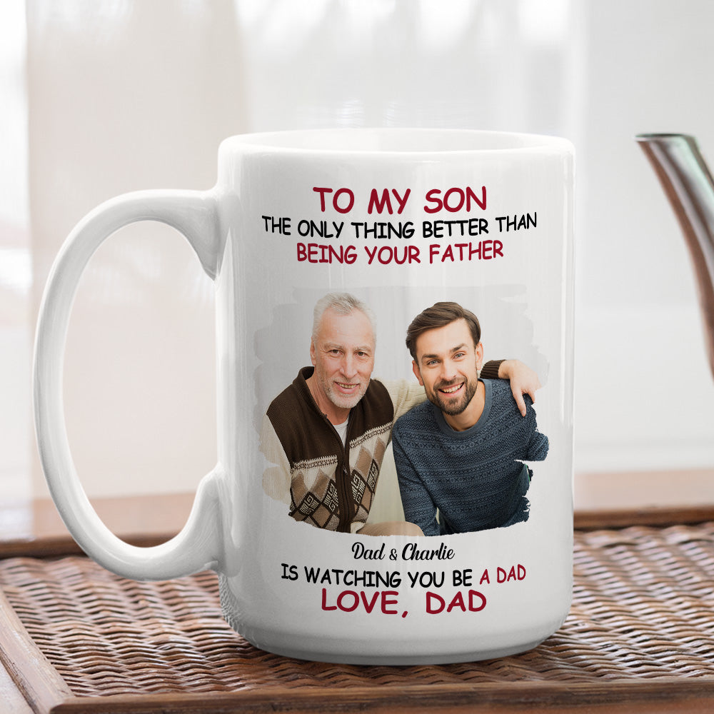 We Are Proud Of You Photo - Personalized Custom Coffee Mug