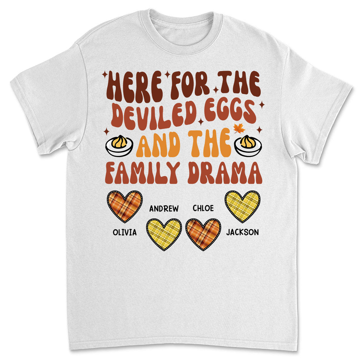 Thanksgiving Family Shirt - Personalized Custom Shirt