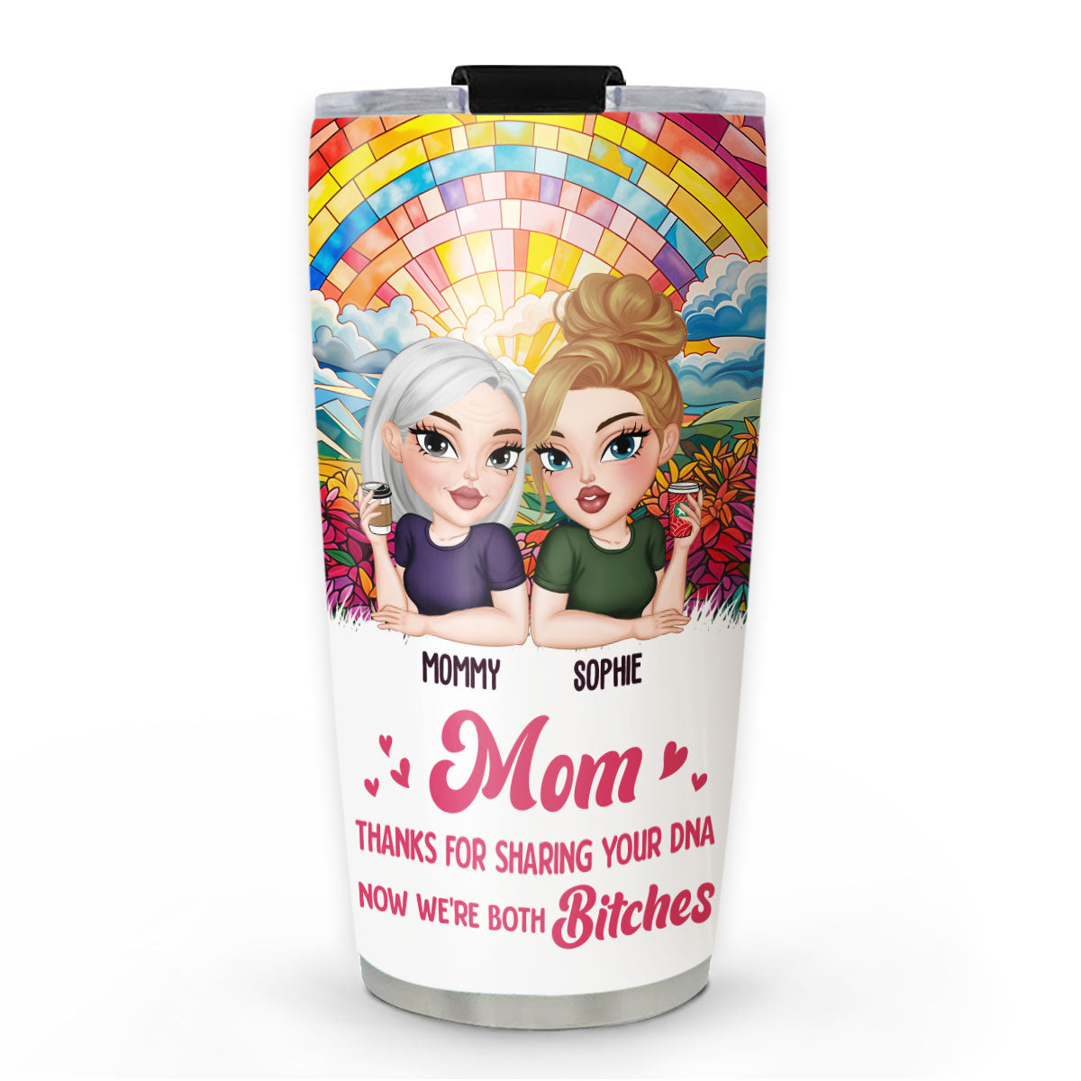 Thanks For Sharing DNA Mom - Personalized Custom Tumbler