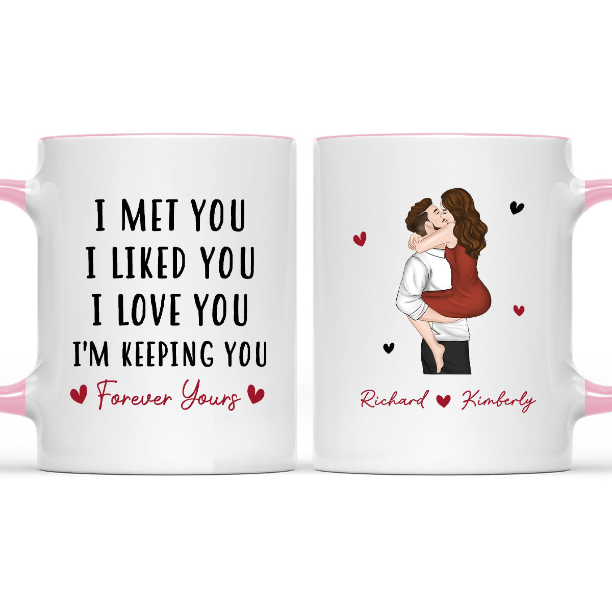 I Love You Always You - Personalized Custom Accent Mug