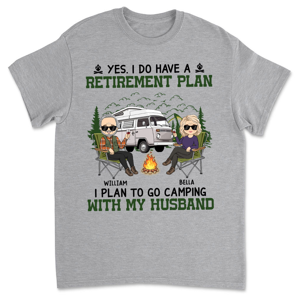 Camping With My Love - Personalized Custom Shirt