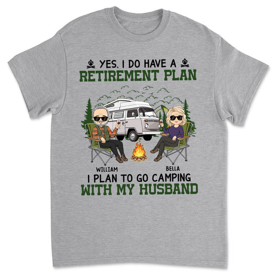 Camping With My Love - Personalized Custom Shirt