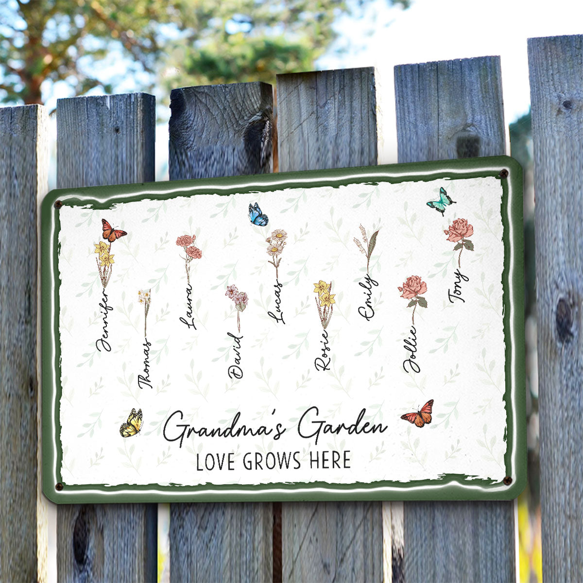 First Mom Now Grandma - Personalized Custom 3D Inflated Effect Metal Sign