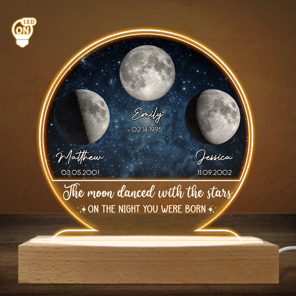 The Night Shined For You - Personalized Custom LED Light