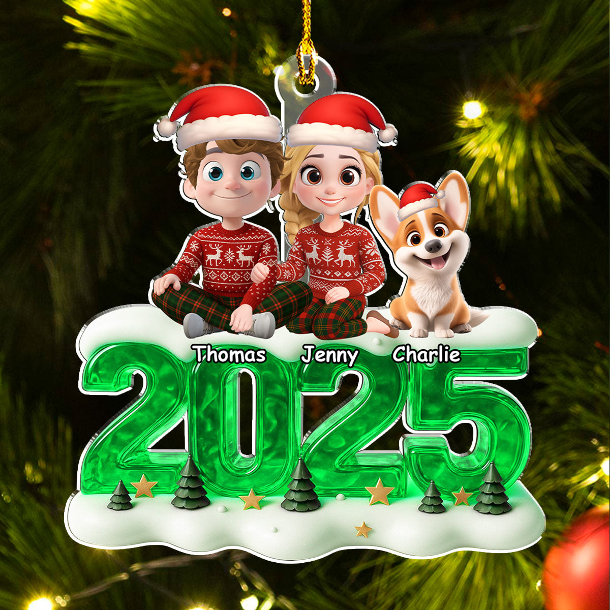 Memorable Year - Personalized Custom Acrylic Ornament