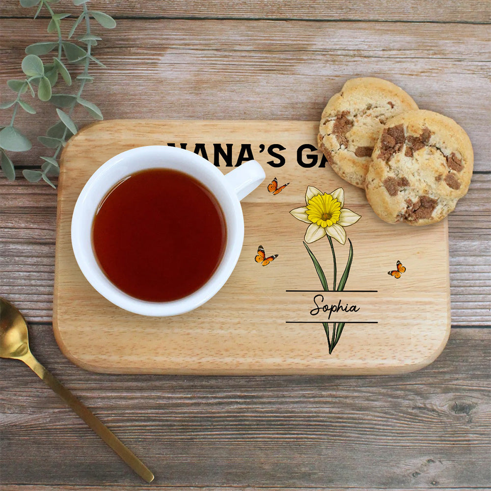 Grandma Garden - Personalized Custom Wooden Treat Board