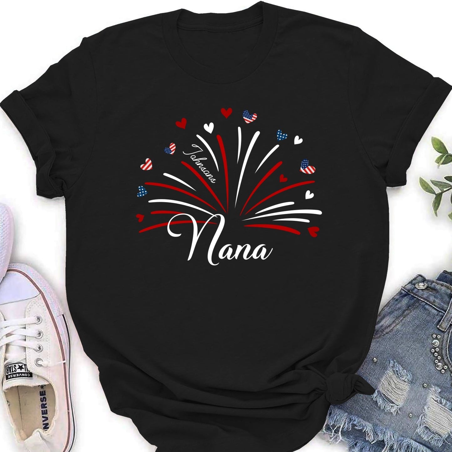 Grandma Independence Day - Personalized Custom Shirt