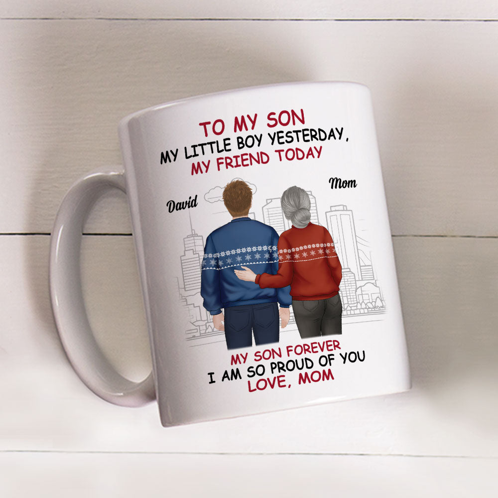 My Son My Shining Star - Personalized Custom Coffee Mug