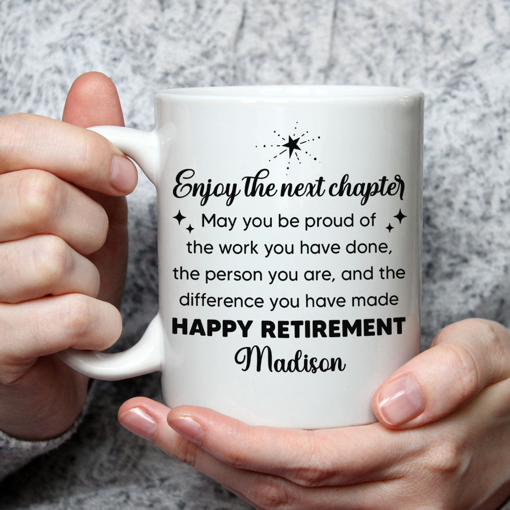 Happy Retirement - Personalized Custom Coffee Mug