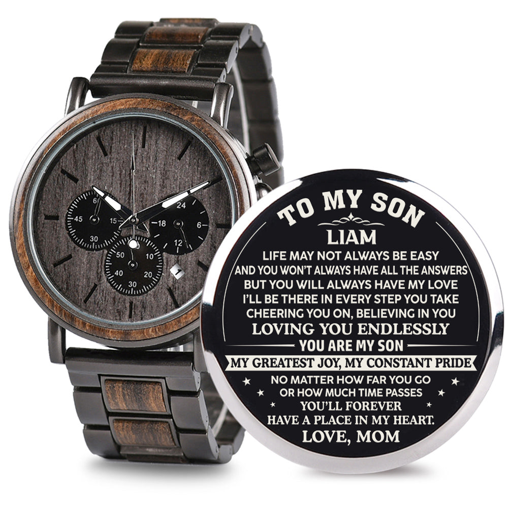 You Are My Pride - Personalized Engraved Wooden Watches GQ026