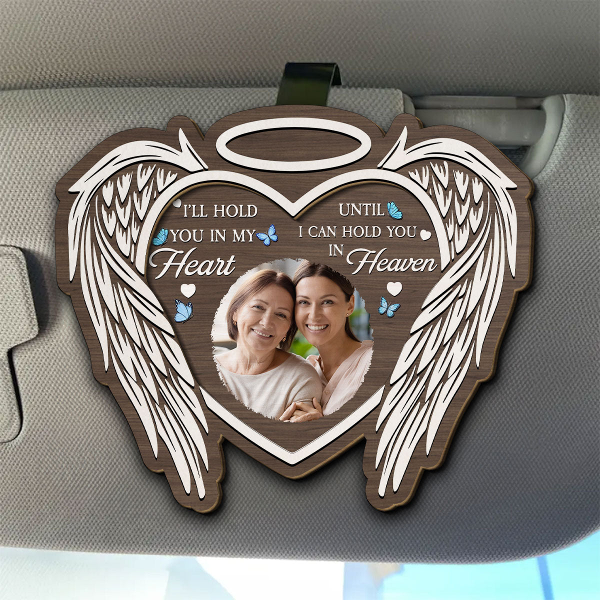 Hold You In My Heart - Personalized Custom Car Visor Clip