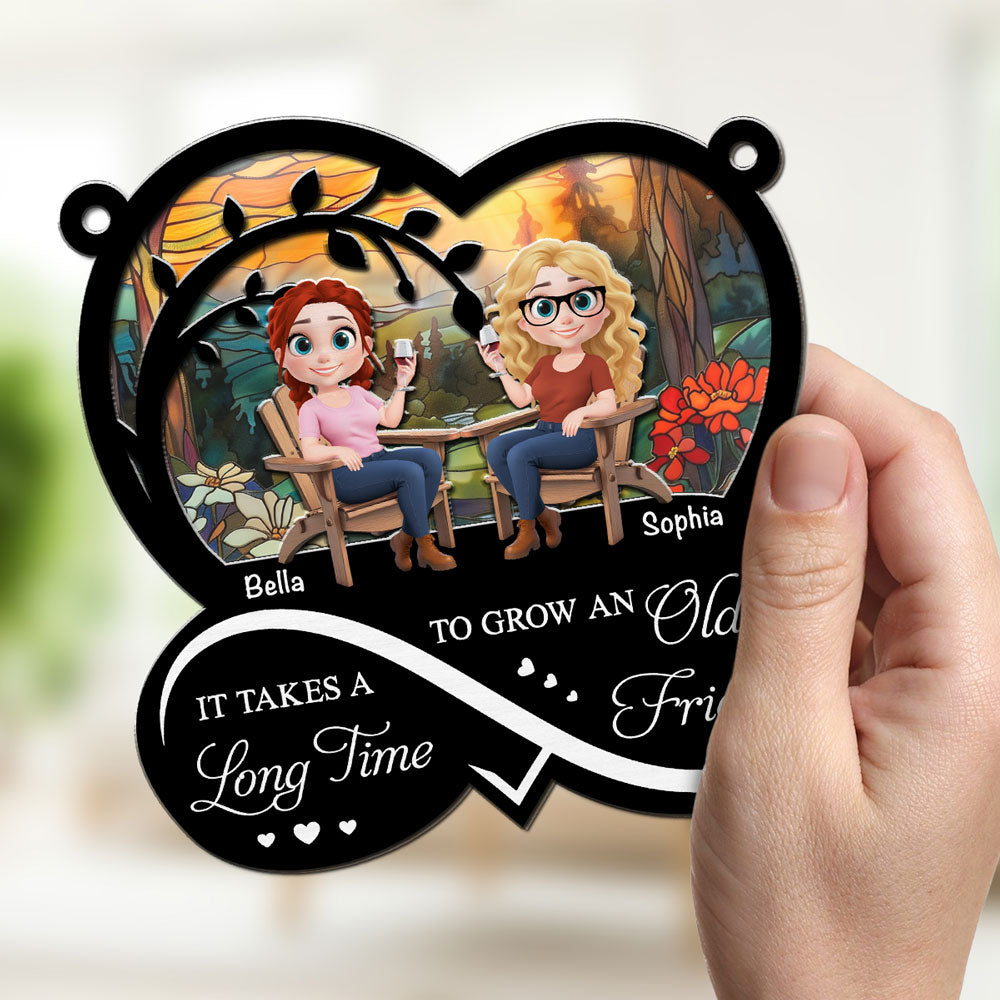 Grow An Old Friend  - Personalized Custom Suncatcher