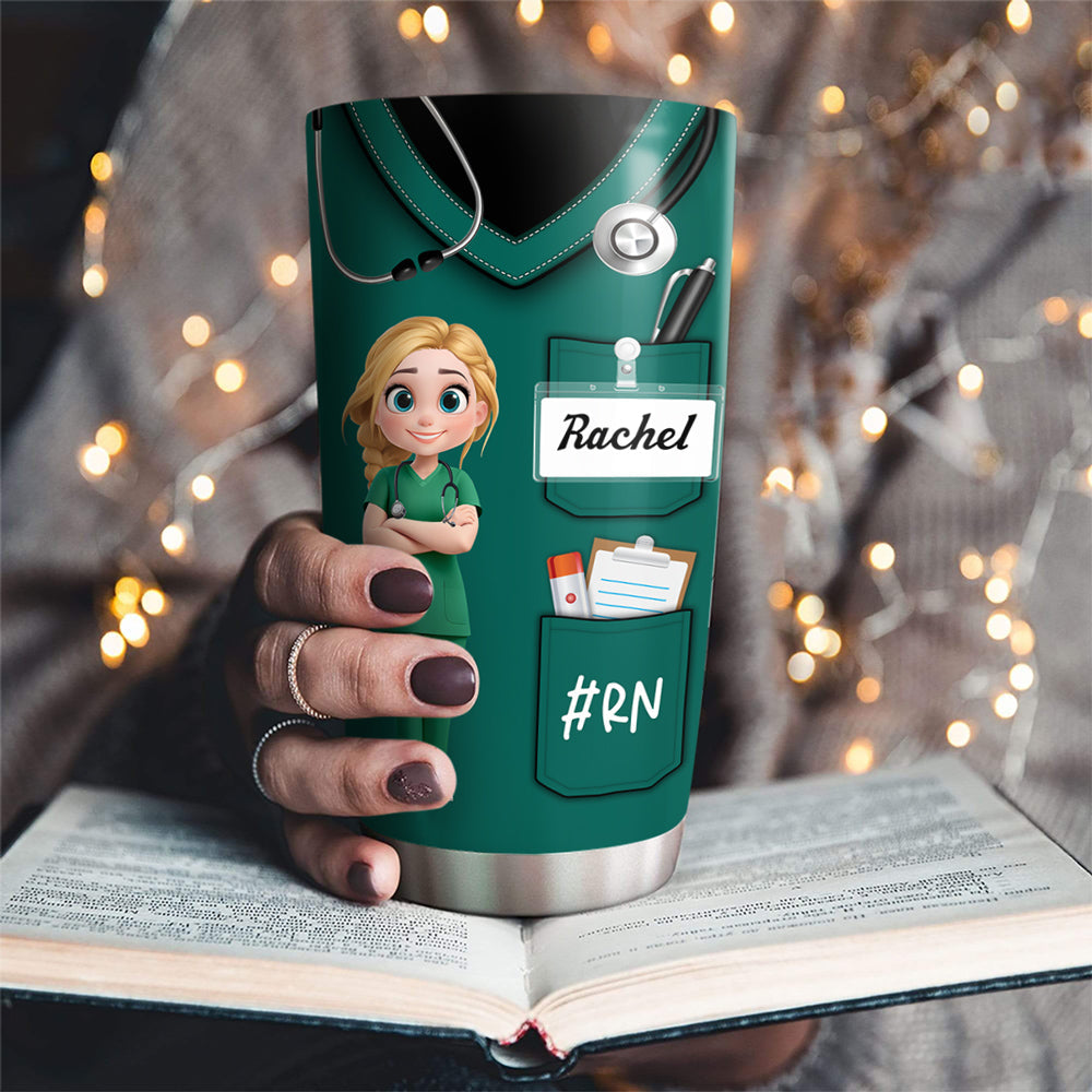 Nurse Nutrition Facts - Personalized Custom Tumbler