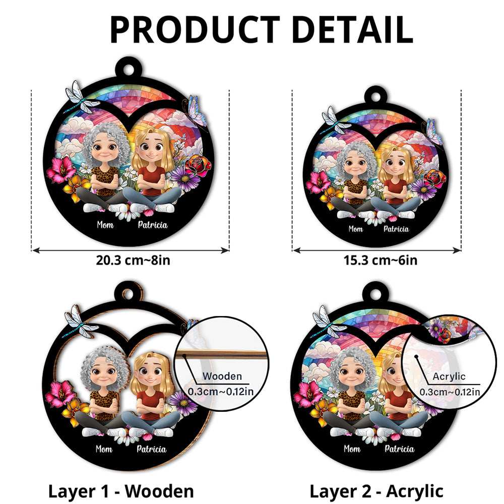 Together Forever - Personalized Custom Suncatcher