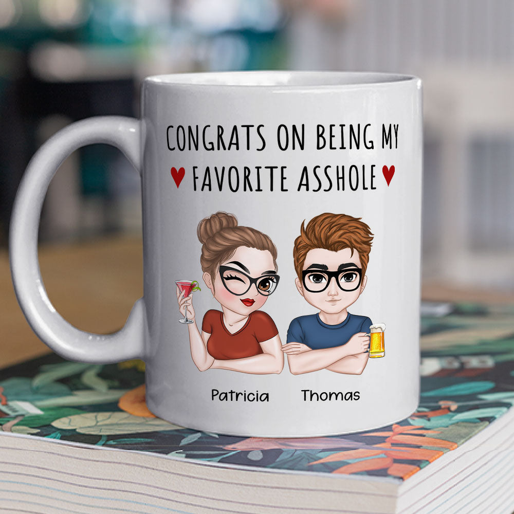 Lucky Man - Personalized Custom Coffee Mug