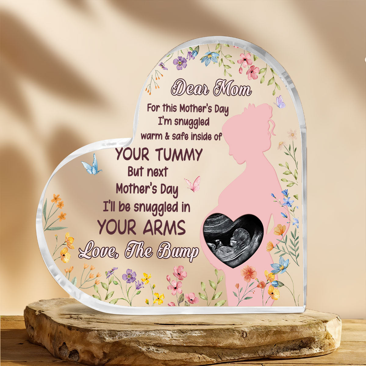 Baby Bump - Personalized Custom Acrylic Plaque