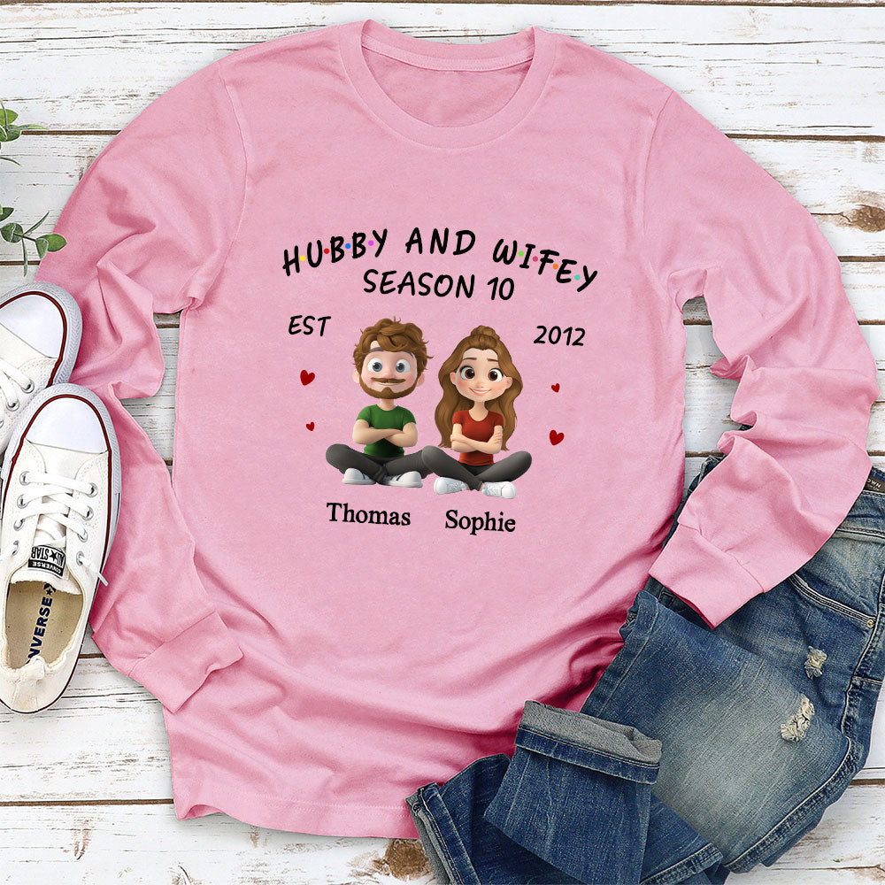 Hubby And Wifey - Personalized Custom Shirt